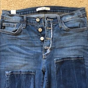 Button fly skinny jeans. Worn twice